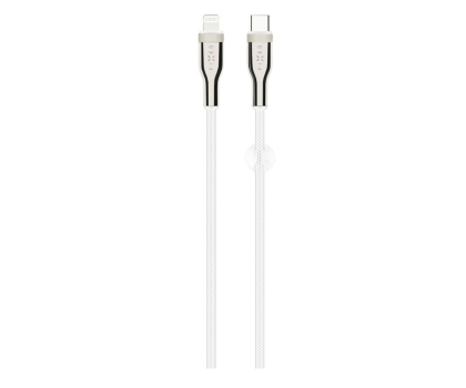 Kabel FIXED Pleciony Kabel USB-C/Lightning 2m biały FIXDB-CL2-WH